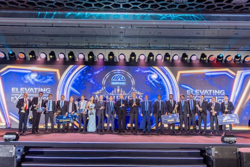 Arpico Mattress Achievers Night 2026 හිදී විශිෂ්ටයන් රැසකට සම්මාන හා ඇගයුම් සමඟ විදේශ සංචාර